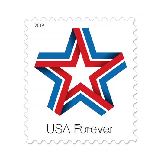 (2019) USPS Star Ribbon Forever Stamps