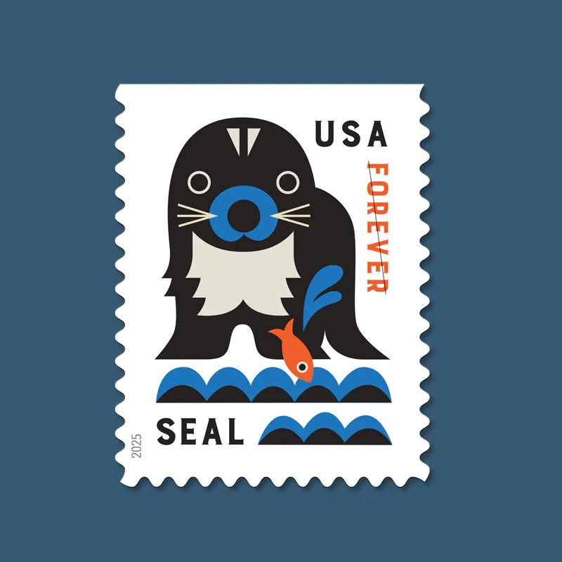 2025 Baby Wild Animals Stamps Booklet of20