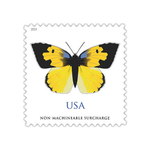(2019) USPS Butterfly California Dogface Forever Stamps