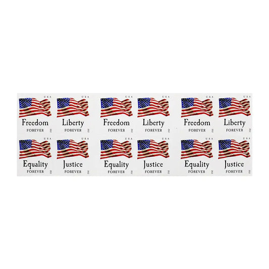 2012 USPS Forever Stamps Four Flags Flag and Equality