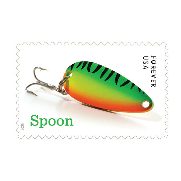2025 Freshwater Fishing Lures Stamps Sheet of 20