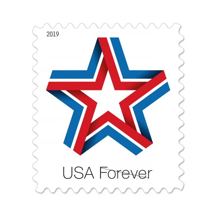 (2019) USPS Star Ribbon Forever Stamps