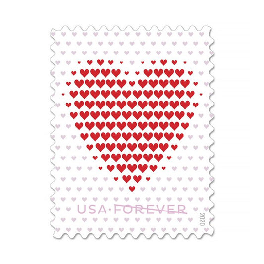 (2020) USPS Made Of Hearts Forever Stamps