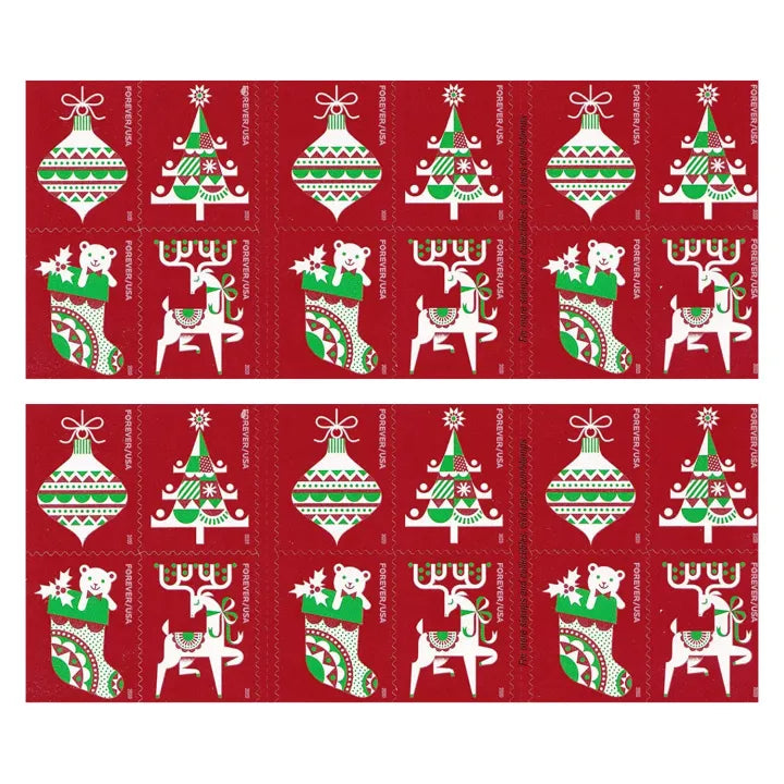 (2020) USPS Holiday Delights Forever Stamps