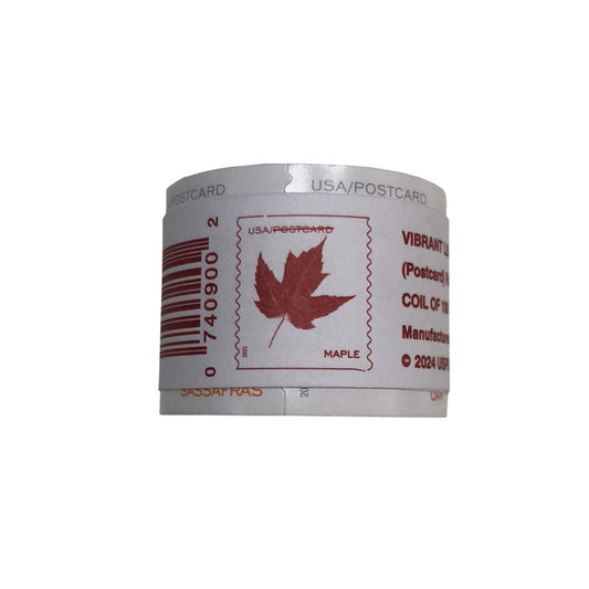 2025 Vibrant Leaves Postcard Stamps Coil of 100