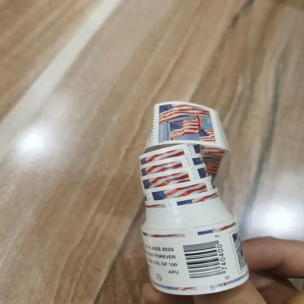 (2022) USPS Forever American Flag Stamps Rolls