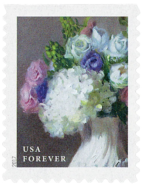 (2017) USPS Flowers from The Garden Forever Stamps