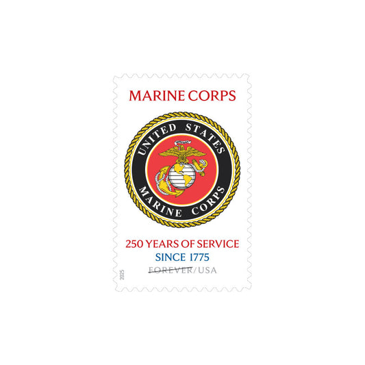 U.S. Marine Corps 250th Stamps Sheet of 20
