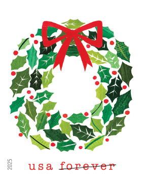 2025 Holiday Cheer forever stamps