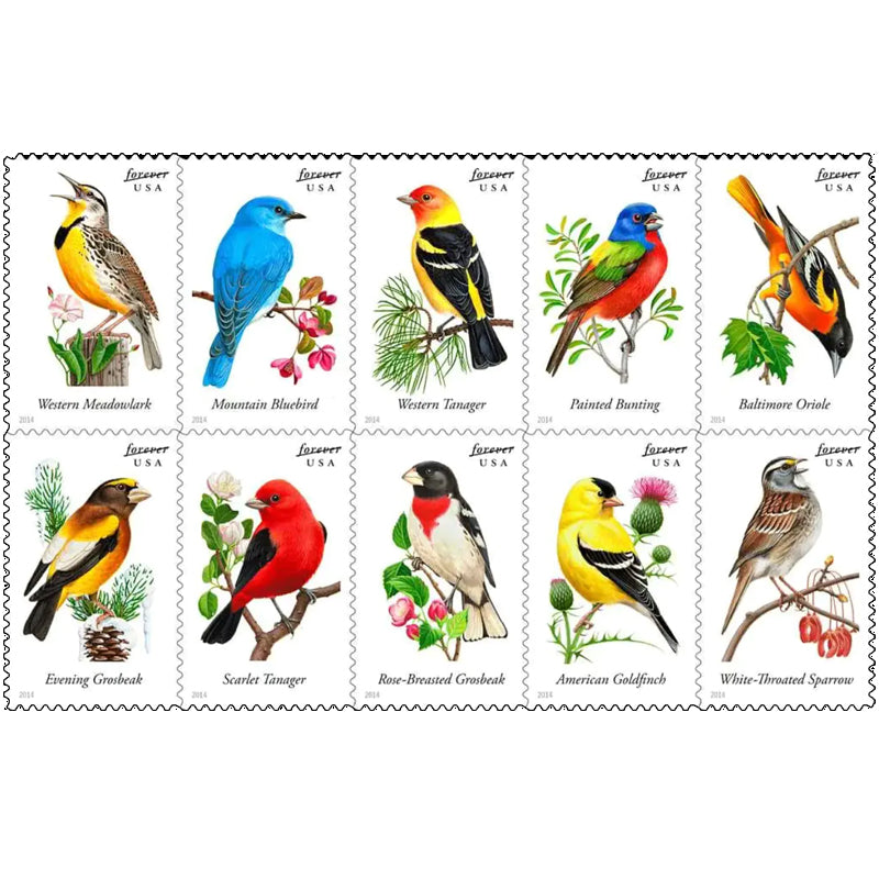 2014 Songbirds Forever Stamps