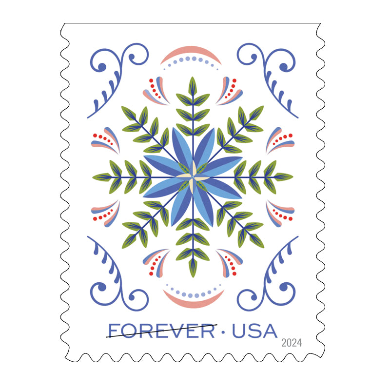 2024 Holiday Joy Forever Stamps, Book of 20|Multiple Stamp Designs