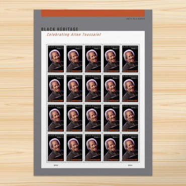 2025 Allen Toussaint Stamps Sheet of 20