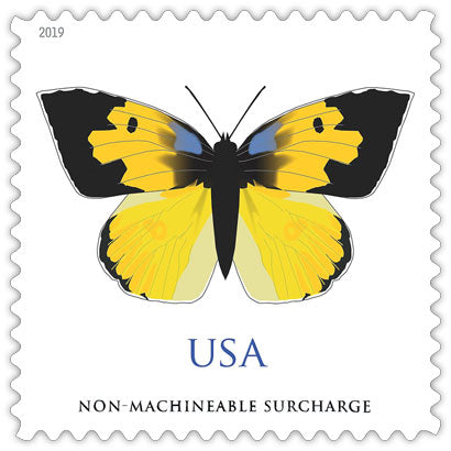 (2019) USPS Butterfly California Dogface Forever Stamps