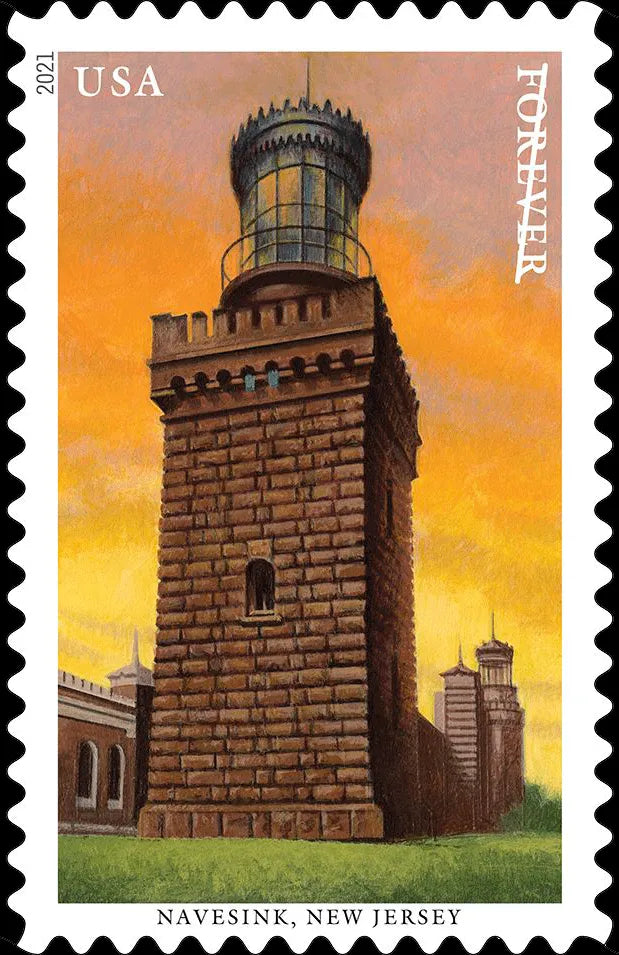 (2021) USPS Mid Atlantic Lighthouses Forever Postage Stamps