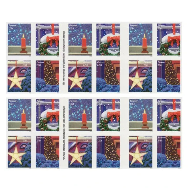 (2016) USPS Holiday Windows Forever Stamps