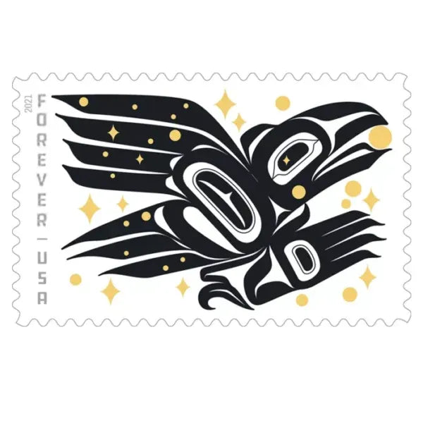(2021) USPS Raven Story Forever Postage Stamps