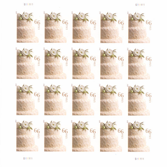 2014 US Wedding Cake Postage Stamps