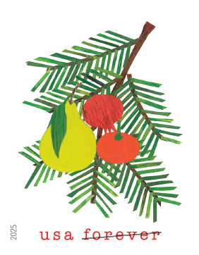 2025 Holiday Cheer forever stamps