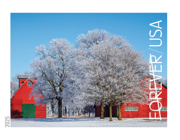 2025 Winter Landscapes forever stamps
