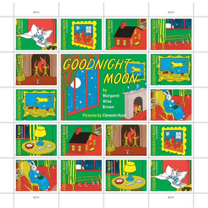 2025 Goodnight Moon Stamps Sheet of 16