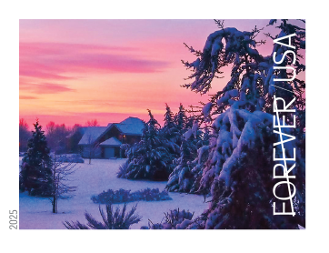 2025 Winter Landscapes forever stamps