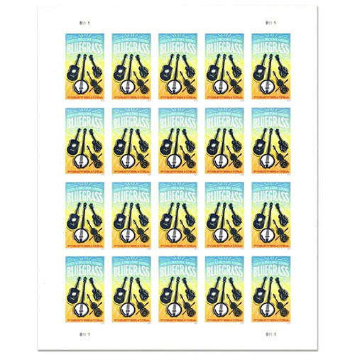 2024 USPS Bluegrass Guitar Forever Stamps