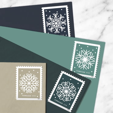 2024 Winter Whimsy Stamps, Book of 20 Forever |Multiple Stamp Designs