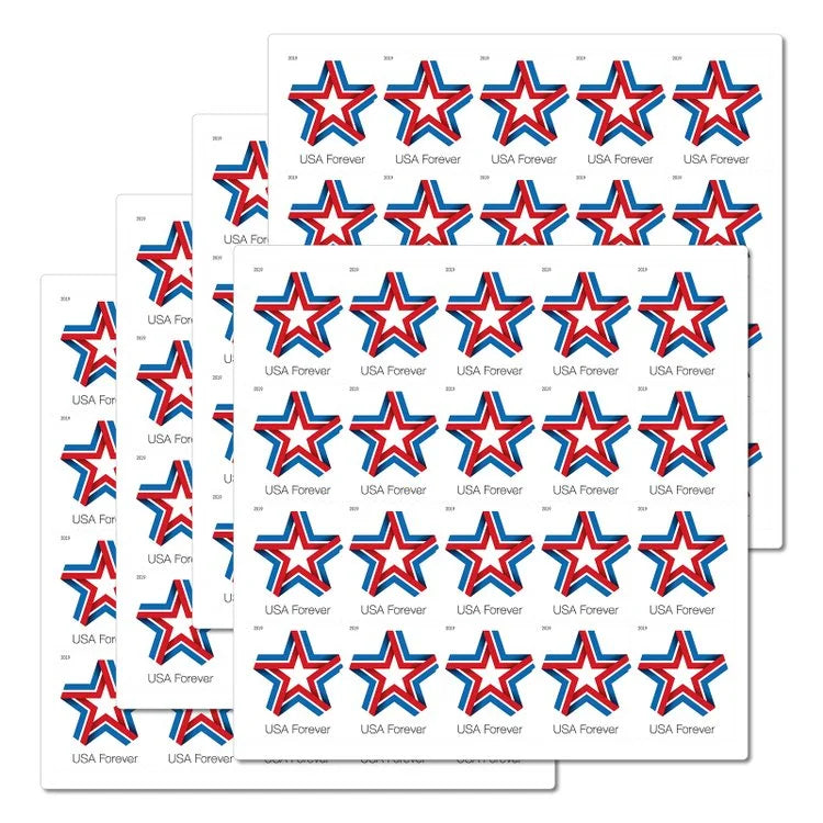 (2019) USPS Star Ribbon Forever Stamps